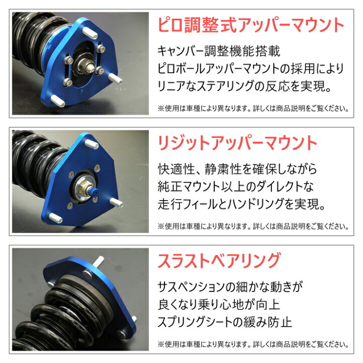 楽天市場 Limited2 車高調キット Toyota 00a ライズ専用 マウントレス 減衰力段調整 フルタップ 全長調整式 ローダウン サスペンション Pgfk Lnt0057 ファイナルコネクション リミテッド2 トヨタ Raize Prient Garage