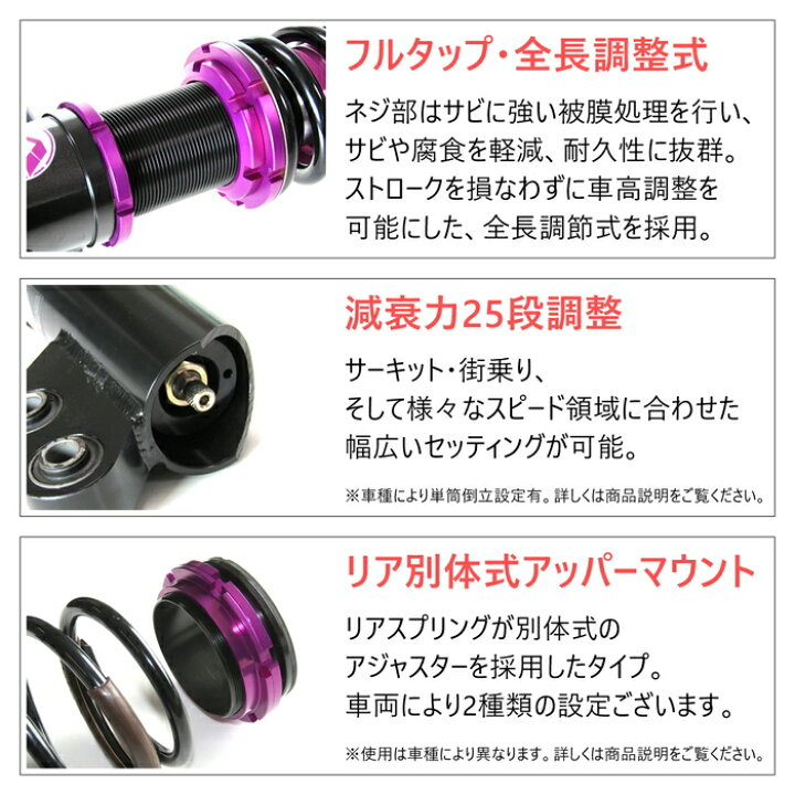 楽天市場 Stealth Mini 車高調キット Suzuki Ha36s アルトワークス アルトターボrs専用 4wd Fスタビ有車用 減衰力25段調整 フルタップ 全長調整式 ローダウン サスペンション Pgfk Mns029 ファイナルコネクション ステルスミニ スズキ Alto Works Tubo Prient