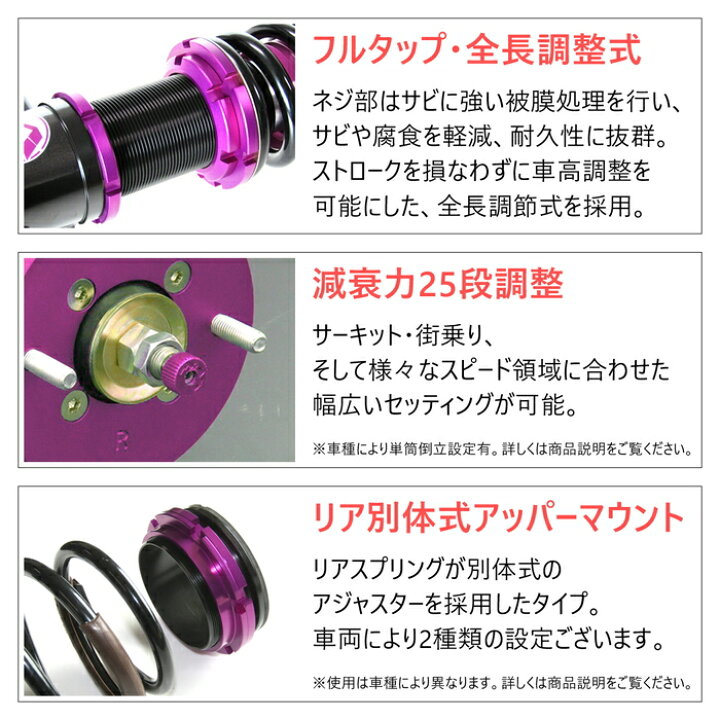 楽天市場 Stealth Wagon 車高調キット Toyota Zvw50 Zvw51 プリウス専用 ピロ リジットマウント 減衰力25段調整 フルタップ 全長調整式 ローダウン サスペンション Pgfk Wptr24 C ファイナルコネクション ステルスワゴン トヨタ Prius Prient Garage