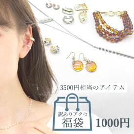 【アクセサリー福袋】 訳アリ 5000円相当 ピアス ネックレス シンプル パール ピアス カチューシャ ポニーフック イヤーカフ リング シュシュ ヘアゴム バングル パール プリマルーチェ 1000円 ポッキリ ラッキーバッグ スマホ用品 アクセサリー 福袋 アウトレット