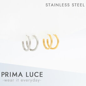 ステンレスピアス ステンレス 金属アレルギー フープ つけっぱなし ゴールド シルバー ファーストピアス サージカル キャッチレス フープピアス ステンレスピアス レディース メンズ セカンドピアス シンプル ゴールド 両耳用 2個売り ペア
