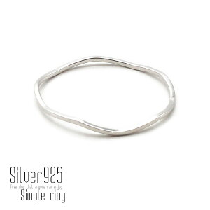 silver925 フリーリング 約11号 シルバー SV925 ねじれリング 指輪 カジュアル メンズ レディース 母の日 敬老の日 誕生日 プレゼント ギフト アクセサリー