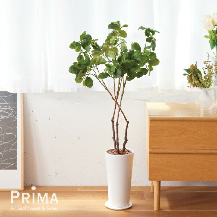 楽天市場 あす楽 フェイクグリーン 大型 人工観葉植物 造花 マグノリアリーフ 皿付スリムプランター Greenpark 観葉植物 人工 インテリアグリーン アーティフィシャルグリーン インテリア 誕生日 お祝い おしゃれ フェイク 開店祝い 玄関 開業祝い 新生活応援