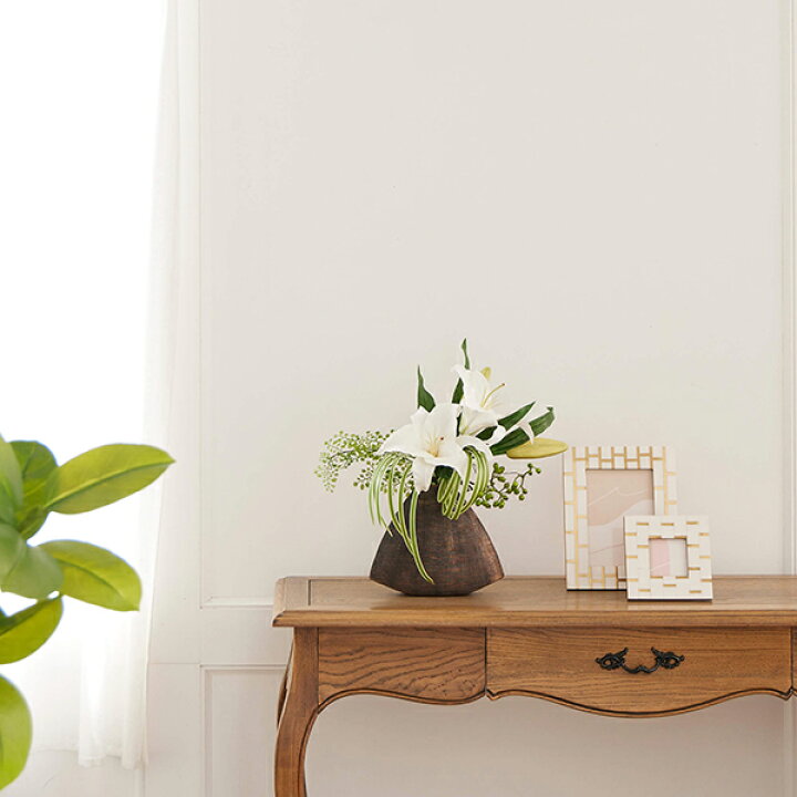 楽天市場 あす楽 フラワーアレンジメント 造花 アーティフィシャルフラワー カサブランカ ルミナス Prima インテリア 枯れない おしゃれ 花 引っ越し祝い 新築祝い オフィス プレゼント ギフト シルクフラワー アートフラワー Prima Greenpark