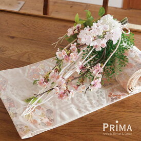 桜 スワッグ 造花 フラワーアレンジメント | PRIMA フェイクフラワー インテリア ウォールフラワー フラワーリース スワッグ ギフト ウォールデコ 壁面 壁 おしゃれ ディスプレイ