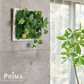 ポトス×ミント フレーム 観葉植物 フェイクグリーン eco| PRIMA GREENPARK フェイクフラワー インテリア ウォールフラワー フラワーリース スワッグ ギフト ウォールデコ 壁面 壁 おしゃれ ディスプレイ