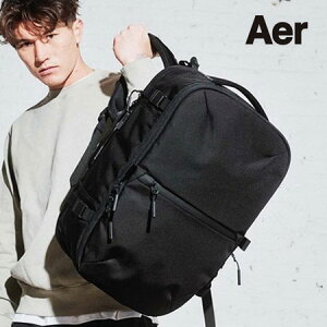 【1000円OFFクーポン対象】Aer エアー Travel Pack 3 トラベルパック3 国内正規品 AER-21032 バックパック リュック 鞄 ビジネス カジュアル メンズ ナイロン ブラック ブラック 防水 撥水 旅行 出張