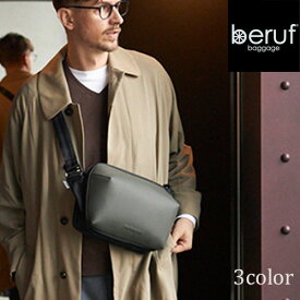 BERUF ベルーフ URBAN EXPLORER 6.0 アーバンエクスプローラー6.0 デューロン brf-GR21-DR ベルーフバゲージ バック ショルダーバッグ スリングバッグ カジュアル ブラック ナイロン GEARED メンズ 撥水 防水