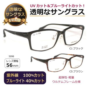UVカット ブルーライトカット サングラス 透明の人気商品・通販・価格 