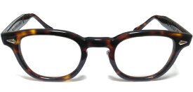 TART OPTICAL ARNEL(R) タート オプティカル アーネル　メンズメガネ Demi Amber 44/46/48 (JD-04-008) ヴィンテージ風 伊達メガネ サングラス 度付き用メガネ ケース付き 高級品 個性的 ジョニーデップ愛用 インテリジェンス 50年代モデル お洒落メガネ 伝統的 本物タート