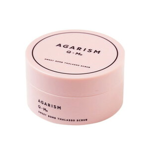 AGARISM Q+Meスウィートボムタラソスクラブ 180g バスタイム ボディーソープ バスソルト 3WAY 角質ケア 黒ずみ ざらつき 乾燥ニキビ バスト ヒップケア デリケートゾーン ボディスクラブ キューミ