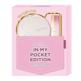 rom&nd インマイポケットエディション【ミニサイズセット 】2種 クッション4g+ティント12g ロムアンド 限定品 企画品 数量限定 紫外線対策 日焼け対策 UVカット クッションファンデ ベースメイク リップティント 口紅 長時間高密着 韓国コスメ即日発送 送料無料※ポスト投函