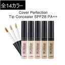 ★お好きな2点 ザセム(the SAEM) カバーパーフェクションチップコンシーラー(6.5g) 全14カラー 化粧下地 メイクアップ 高密着 ベースメイク しみ シミ消し UVカット ニキビ隠し クマ ハイライト シェーディング 韓国コスメ 国内発送 即日発送 送料無料 ※ポスト投函対応