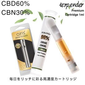 【20%OFFクーポン配布中】CBD CBN リキッド 90% カートリッジ 1ml or スターターキット（デバイス付) CBD 60% CBN 30% CBDリキッド ベイプ og kush ペン ヴェポライザー シーシャ CBD 600mg CBN 300mg 電子タバコ 禁煙 510規格 国産 airis Airistech