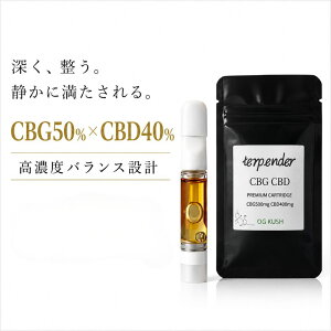 �yRenewal�zCBD CBG �x�C�v ���Z�x 90�� ���L�b�h �J�[�g���b�W 1ml CBG 50% CBD 40% CBD ���L�b�h ���{�� VAPE �d�q �^�o�R terpender ���K�i