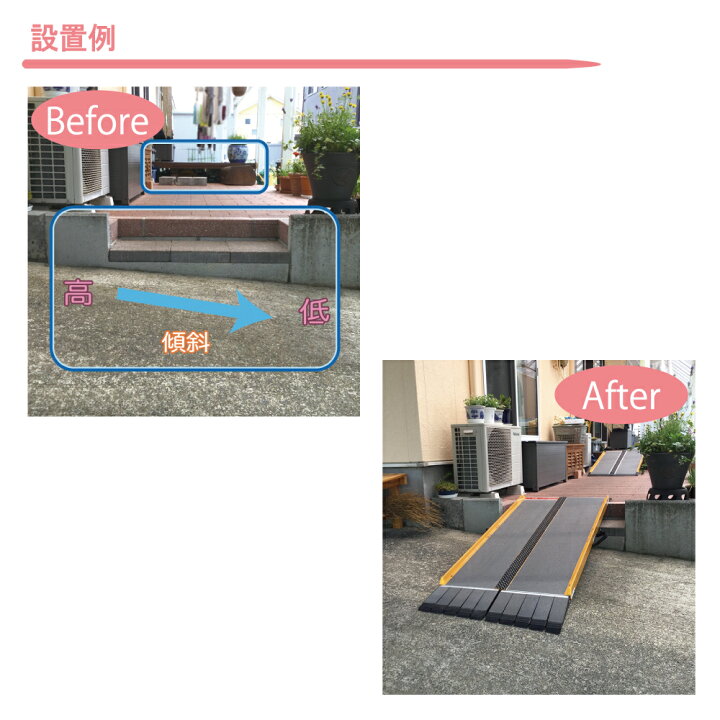 楽天市場】スロープ 【 40％OFF 】 介護用品 送料無料 シコク 段ない 