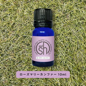 &SH 100%ピュア アロマ エッセンシャルオイル ( 精油 ) ローズマリー カンファー 10ml アロマオイル [ ローズマリーカンファー 癒し いい匂い ナチュラル 自然派 アロマディフューザー 加湿器 アロマ加湿器 ] +lt3+