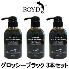 【あす楽】 ブライセス ロイド カラーシャンプー グロッシーブラック 300ml 3本セット [ 黒 ブラック シャンプー 黒髪 暗髪 を維持したい方におすすめ ヘアカラー コスプレ ]【 宅配便 送料無料 】※沖縄は9800円以上送料無料