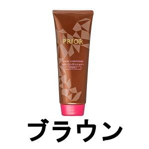 【あす楽】 資生堂 プリオール カラーコンディショナー N ブラウン 230g [ shiseido prior ヘアケア リンス トリートメント 白髪 用 カラーケア ヘアカラー ヘアマニキュア 生え際 なめらか ふんわ