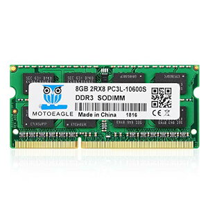 yzMotoeagle DDR3/DDR3L 8GB 1333 MHz PC3/PC3L-10600 SO-DIMM 8GB×1 m[gPCp1.35V 204Pin CL9 Non-ECC Mac Ή