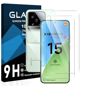 �Ή� Xiaomi 15 �K���X�t�B���� ���Y���ɎqAGC�f�� �V���I�~15 �ی�t�B���� �y 2���t���t�B����+2�������Y�t�B���� �z �d�x9H�����K���X �d�x9H ����0.3mm 3D���E���h�G�b�W���H �����ߗ� �C�A�[�� 
