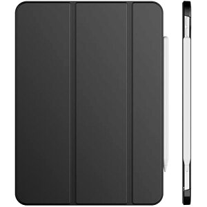 �y���������zJE Direct iPadAir5/4 2022/2020 10.9�C���`��piPad Air 5/4 �ی�P�[�X Pencil���C�����X�[�d�Ή� �E�F�C�N�A�b�v/�I�[�g�X���[�v�@�\�t�� �X�}�[�g�J�o�[ (�u���b�N)