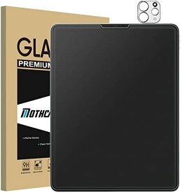 【送料無料】Mothca アンチグレア iPad Pro 12.9 (2022 第6世代 M2 / 2021 第5世代 / 2020 第4世代) 用 ガラスフィルム 保護フィルム 液晶スクラブガラス さらさら 日本旭硝子製素材 指紋防止 反射防止 飛散防止 キズ防止 撥水撥油 硬度9H ゲームフィルム