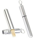 OKAWASI 爪楊枝入れ 2本セット 爪楊枝ケース つまようじボックス 爪楊枝ケース 携帯用 つまようじ入れ 綿棒 ケース 針…