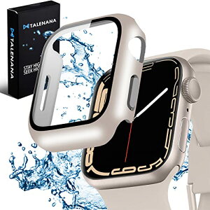 �y���������zTALENANA Apple Watch �p �h���P�[�X series 7/series 8 41mm �A�b�v���E�H�b�`�ی�J�o�[ �K���X�t�B���� ��̌^ �h�� �h�o PC�f�� �^�b�`���ǍD �A�b�v���E�H�b�` �p �J�o�[ �S�ʕی� ����