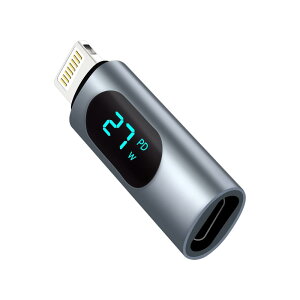 aceyoon Type C to CgjO ϊA_v^ d\ ő27W LEDfBXvCt USB C X Lightning IX PD}[d ϊRlN^ bg`FbJ[ d͗ʂ 480Mbpsf[^] ^CvC A