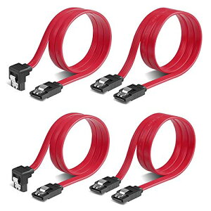 �y���������zYFFSFDC SATA 3�P�[�u�� �V���A���P�[�u�� 4�{�Z�b�g(�X�g���[�g�^+��L�^) �V���A��ATA3�P�[�u�� ���������h�~ �n�[�h�f�B�X�N/���w�h���C�u �œK ���b�`�t 50cm HDD SSD S-ATA III �f�[�^ 