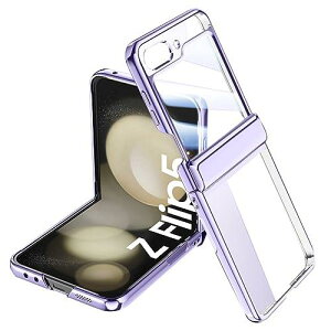 OURJOY Galaxy Z Flip5 P[X NA ol^qWی Samsung MNV[ Z Flip5 / SC-54D / SCG23 dCbLop[ Jo[ ̌^KXtB  ϏՌ Xgbvz[t ی 