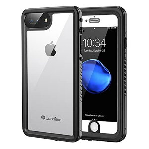 Lanhiem iPhone 7 Plus P[X iPhone 8 Plus hP[X(5.5C`)Sh IP68ČRKi wF؃^b` ϏՌ ~ ho h Be CX[dT|[gy ^  tOȒP 