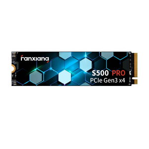 fanxiang SSD 512GB NVMe PCIe Gen3.0x4 3500MB/s TLC 3D NAND M.2 2280 SSD 32Gb/s m[gp\R/fXNgbvɑΉ 320TBW S500 Pro