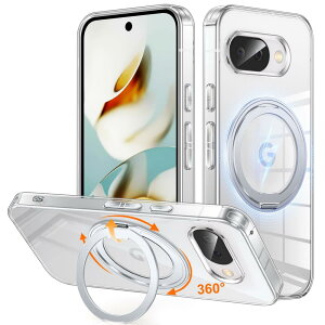 Google Pixel 9a �p �P�[�X Magsafe�Ή� ���C�� ���X�[�d 360°��]�X�^���h �c�����Ή� Gunwon �X�}�z�P�[�X �O�[�O�� �s�N�Z�� 9a �ČR�K�i �ϏՌ� �}�O�Z�[�t �����O �}�O�l�b�g���� ���[����҂���