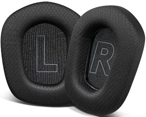 SOULWIT イヤーパッド イヤークッション for Logicool G733 G535 G335 Lightspeed Wireless ゲーミングヘッドセット 用 交換パッド 丈夫なメッシュ生地 ヘッドパッド ノイズアイソレーションフォーム ブラッ