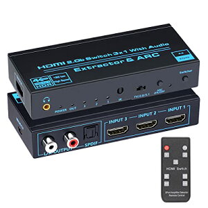 yzBLUPOW 4K60HzEHDRΉ HDMI2.0ؑ֊ 31o + ifW^ER/LE3.5mmójZN^[ I[fBI@ z HDCP2.2EARCΉ hdmiXCb`[ VA56