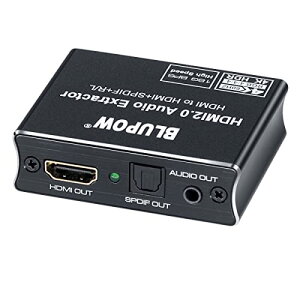 yzBLUPOW 4K60HzE1080P120HzEHDRΉ HDMI2.0(óFfW^E3.5mmXeI~j) I[fBI@ A_v^[ HDCP2.2E3DΉ PS5EPS4proEXboxENintendo SwitchEFire TVȂǑ
