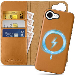 SHIELDON iPhone 16eΉ蒠^P[X 2in1 {v OR 16eΉ gуJo[ Ռz J[h[ uX^h@\ }Olbg [RFIDubLO] Sʕی ACz16eΉ X}