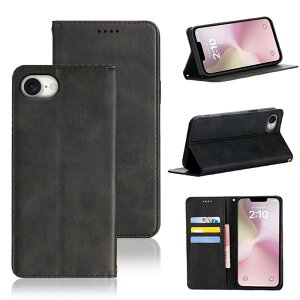 iPhoneSE4 / iPhone 16E �P�[�X �蒠�^ iPhone16E �蒠�^�P�[�X iPhone SE ��4���� �X�}�z�P�[�X �J�o�[ �蒠�^ PU���U�[ �J�[�h���[ ���z�^ �ϏՌ� �P�[�X �}�O�l�b�g �X�^���h�@�\�t�� 5�F(iPhone SE ��4����