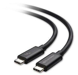�y���������z�yIntel Thunderbolt �F�؎擾�zCable Matters Thunderbolt 3 �P�[�u�� 2m 20 Gbps �T���_�[�{���g 3 �P�[�u�� 100W�[�d �u���b�N
