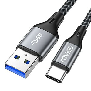 RAVIAD USB Type C P[uy3M/QC3.0Ήz^Cv C P[u 3A }[d f[^] ϋviC҂ USB-A to USB-C P[u Sony Xperia XZ/XZ2AGalaxy S20 S10+ S9AHuawei P30 P20 P10ALG ̑Android USB-