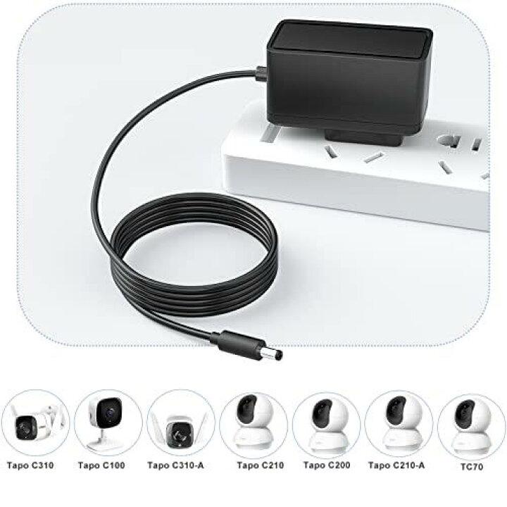 楽天市場】Punasi TP-Link tapo監視カメラ用のACアダプター PSE認証 