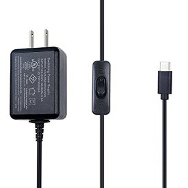 Smraza Ras pberry Pi 4 USB-C (Type C）電源、5V 3A ラズベリーACアダプター RP i 4b Model B 1GB / 2GB / 4GB/ 8GB適用 PSE取得