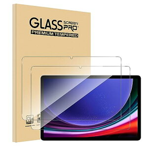 For Redmi Pad SE/Galaxy Tab S9 �K���X�t�B����(2��) AUDASO Redmi Pad SE/Galaxy Tab S9 �t�B���� ���{���Ɏq�� �����K���X �t���ی�t�B���� �C�A�h�~ �ώw�� ��U�h�~���� �d�x9H Galaxy Tab S9 �ی�t�B����