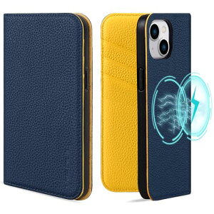 VISOUL iphone15 ケース 手帳型 本革 MagSafe対応 スマホケース レザーケース 手帳型ケース アイフォン15 ケース カード収納 携帯ケース 全面保護 マグネット 柔軟なTPU素材 マグネット式 スタンド機