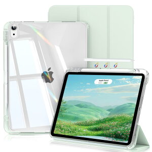 SQBEBS iPad Air 11C` (M2/M3) P[X 2025/2024 iPad Air 5/4 P[X  2022/2020 10.9C`  w E Jo[ Apple Pencil Pro/USB-C ̑Ή X[v@\ O܂X^h y ^ 