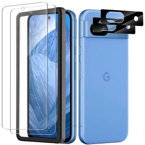 Kakuki For Google Pixel 8A KXtB*2 + JtB*2 sNZ8a یtB Ɏqfސ wFؑΉ ϏՌ tیtB wh~ CA[ z \tȒP(Pixel 8A