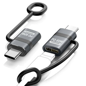 MoKo CgjOType CϊpA_v^ 2Zbg h~VRXgbvt 480Mbpsf[^]/60W PD`[WΉ yʏ^ iOS TypeCϊA_v^[ iPhone16/16e/16Pro/16Plus/16ProMax/iPhone15/iPa