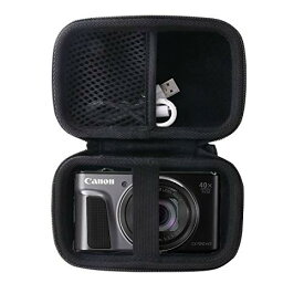 【送料無料】Canon PowerShot G7X / SX620HS/SX720HS/SX730HS/SX740HS/G9 Xデジタルカメラ専用収納ケース-WERJIA (storage case-Black)